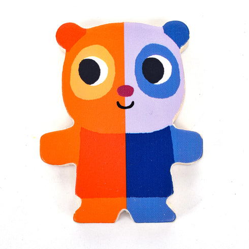 クマの木製ドミノです。